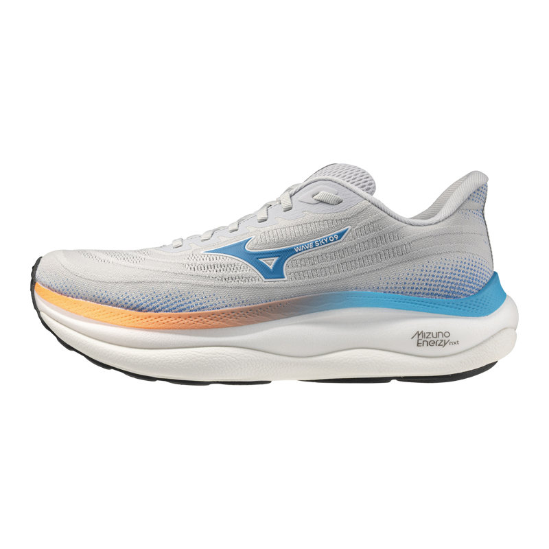 Mizuno WAVE SKY 9 Men's Running Shoes - Cloudscape Blue Jewel Lava Ora-3