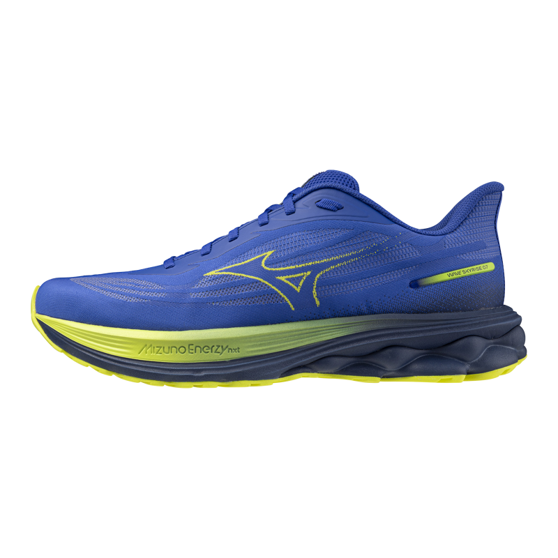Mizuno WAVE SKYRISE 7 Men's Running Shoes - Dazzling Blue Fortune Yellow-1