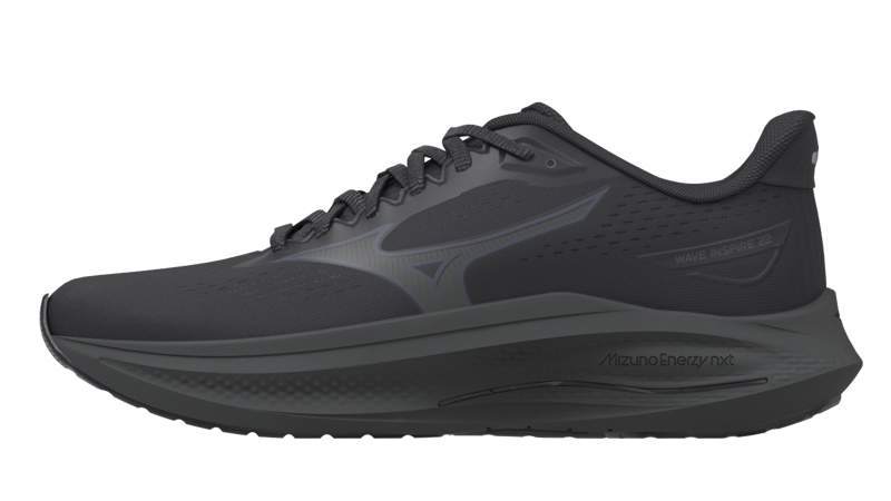 Mizuno WAVE INSPIRE 22 2E WIDE Men's Supportive Running Shoes - Black Sand