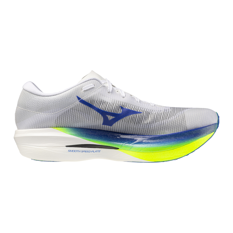 Mizuno HYPERWARP ELITE Unisex Race Day Running Shoes - White Lightning Yellow