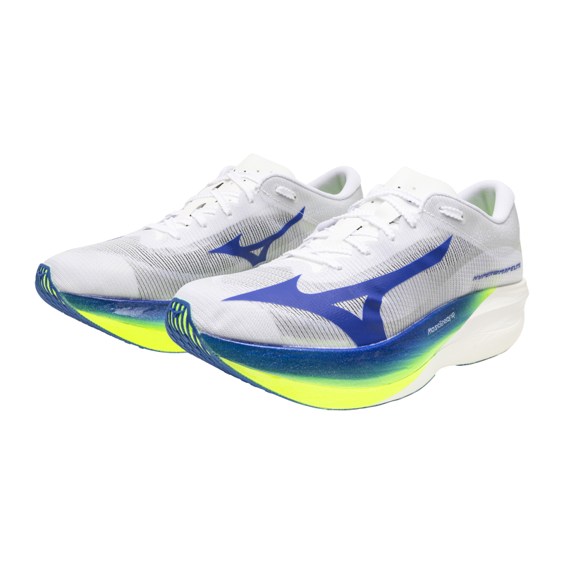 Mizuno HYPERWARP ELITE Unisex Race Day Running Shoes - White Lightning Yellow-3