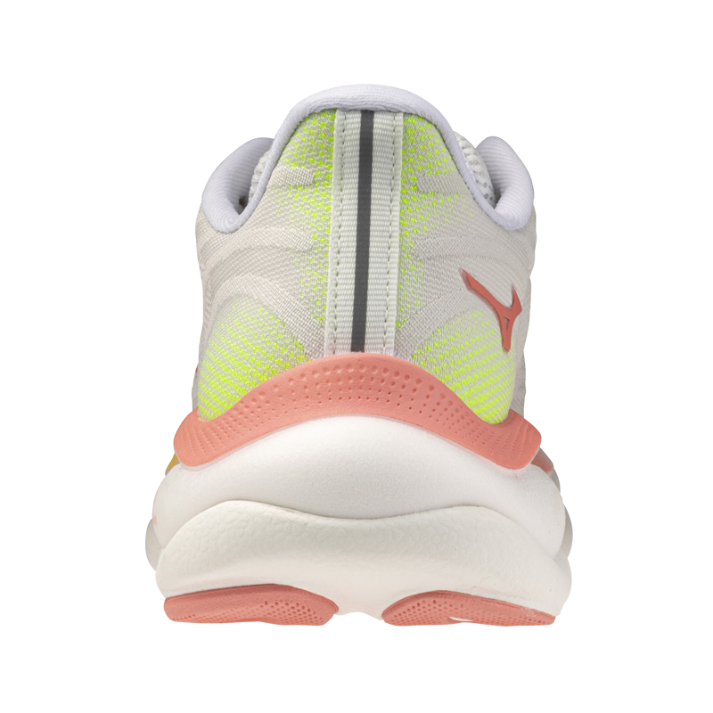 Mizuno WAVE SKY 9 Women's Running Shoes - GF White Desert Flower Lime Pulp-7