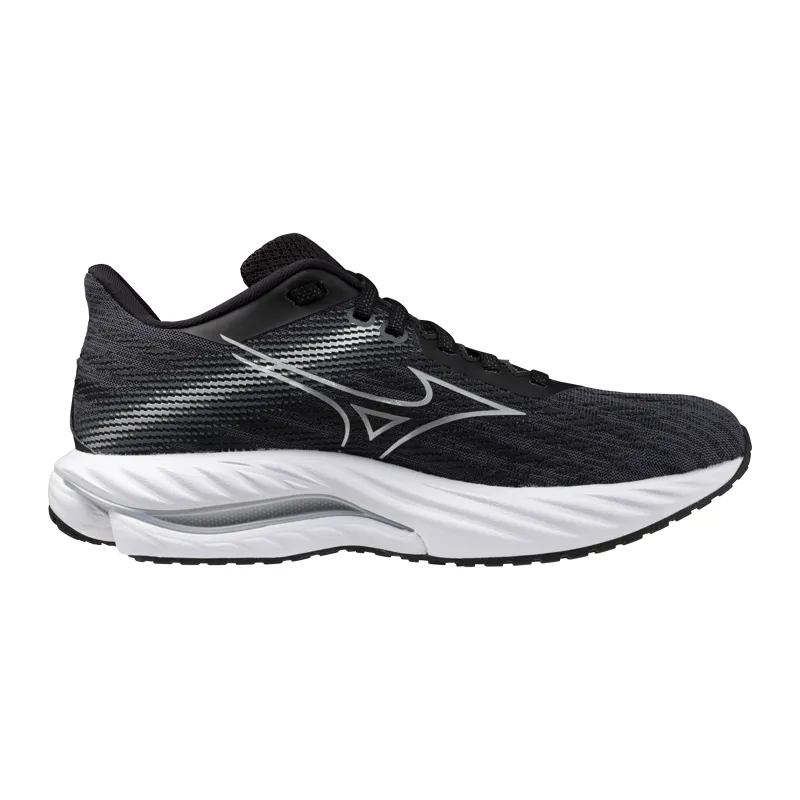 Mizuno Wave Inspire 21WIDE D Women's Supportive Shoe Black Silver Metallic Grey