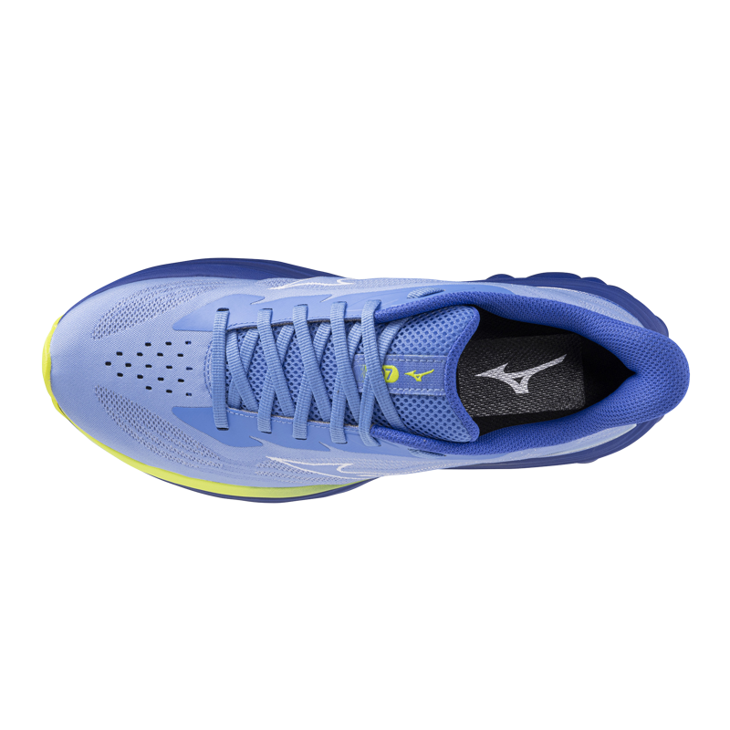 Mizuno WAVE SKYRISE 7 Women's Running Shoes - Ultramarine White Dazzling Blue-5
