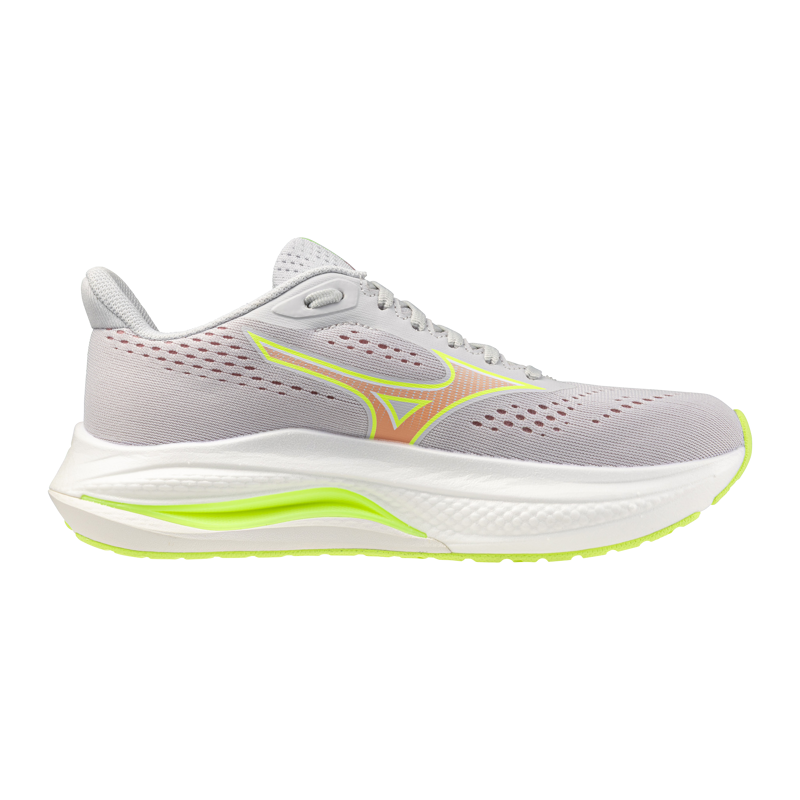 Mizuno Wave Inspire 22 Women's Supportive Running Shoes - Cloudscape Desert Flower Lime-1