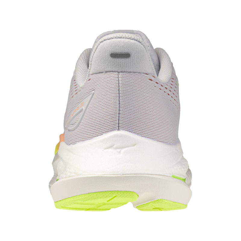 Mizuno Wave Inspire 22 Women's Supportive Running Shoes - Cloudscape Desert Flower Lime-3