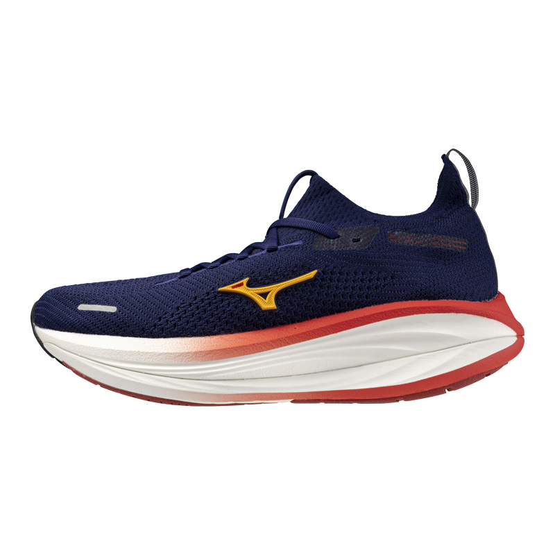 Mizuno Neo Vista 3 Men's Running Shoes - Beacon Blue Artisan's Gold Tom-2