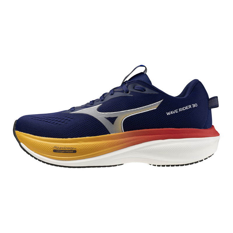 Mizuno Wave Rider 30 Men's Running Shoes - Beacon Blue Dark Slate-2