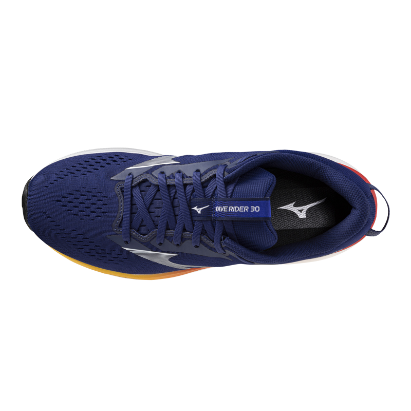 Mizuno Wave Rider 30 Men's Running Shoes - Beacon Blue Dark Slate-1