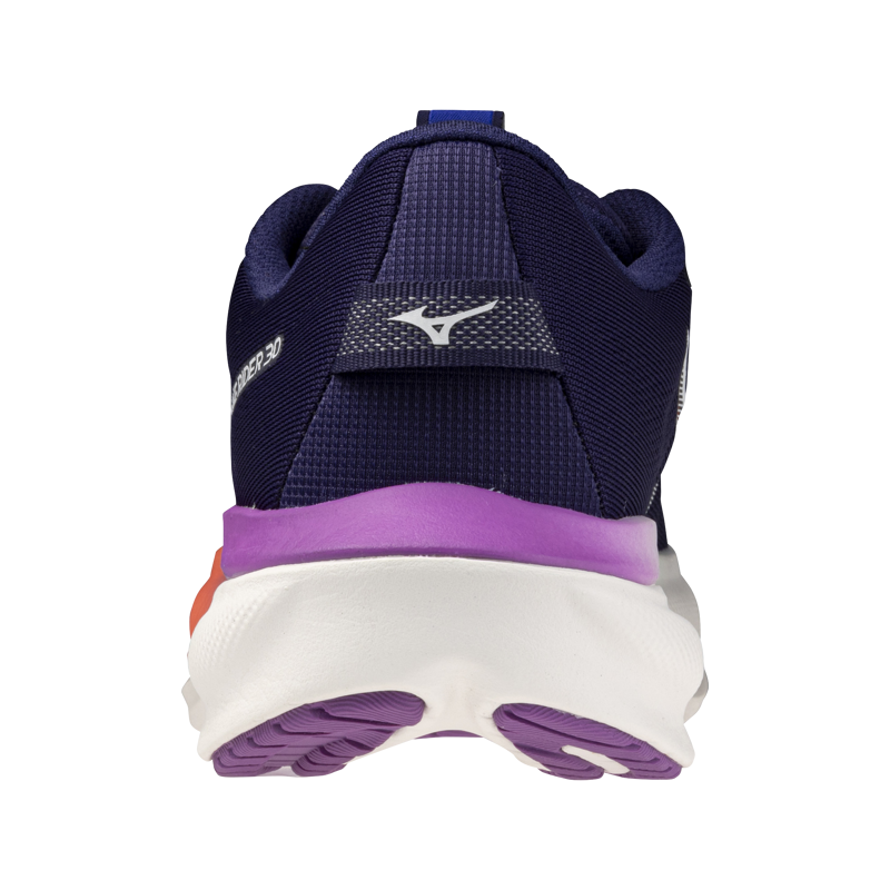 Mizuno Wave Rider 30 Women's Running Shoes - Rhodonite White Firecracker-4
