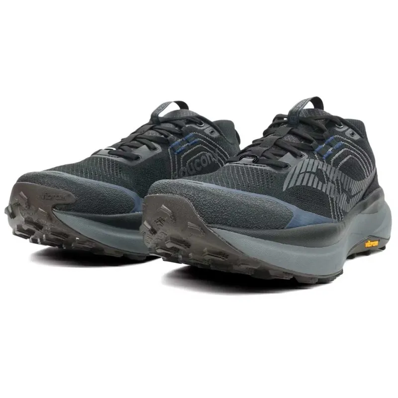 Saucony Xodus Ultra 4 Men's Trail Shoe Black Navy-1