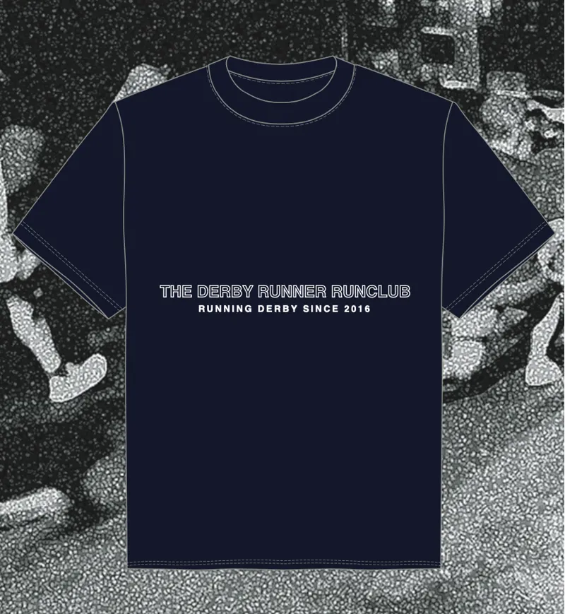 Derby Runner Run Club 'Superstar' S/S Tee Navy