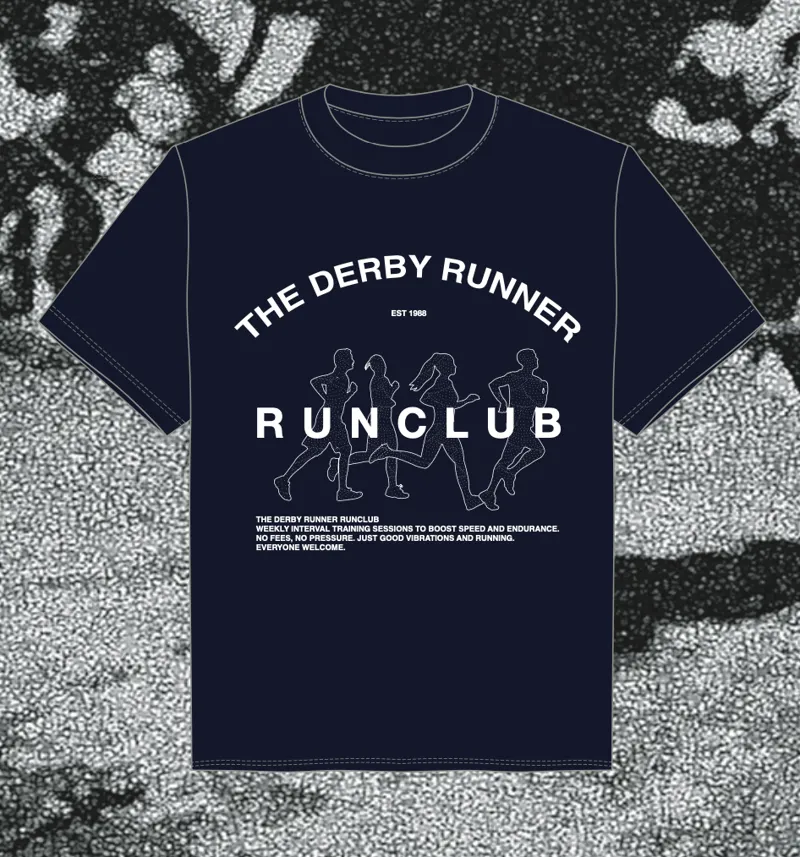 Derby Runner Run Club 'Strong Together' S/S Tee Navy