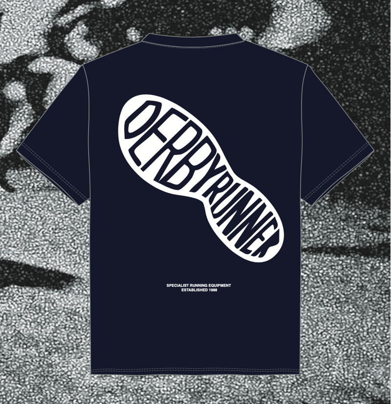 Derby Runner Run Club 'Strong Together' S/S Tee Navy-1