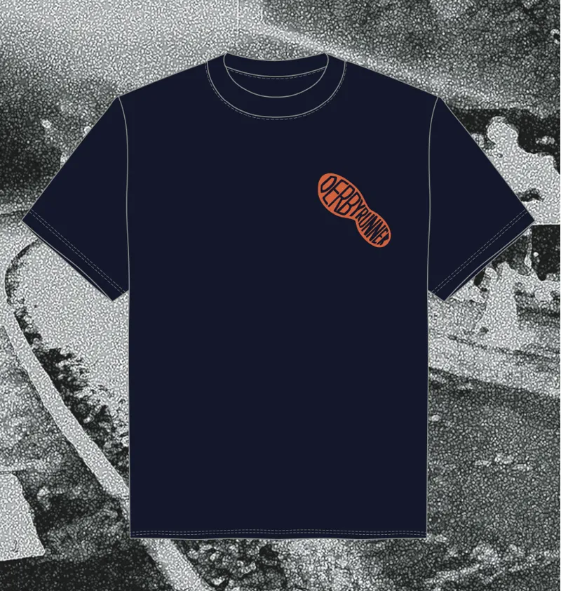Derby Runner Run Club 'Segment' S/S Tee Navy