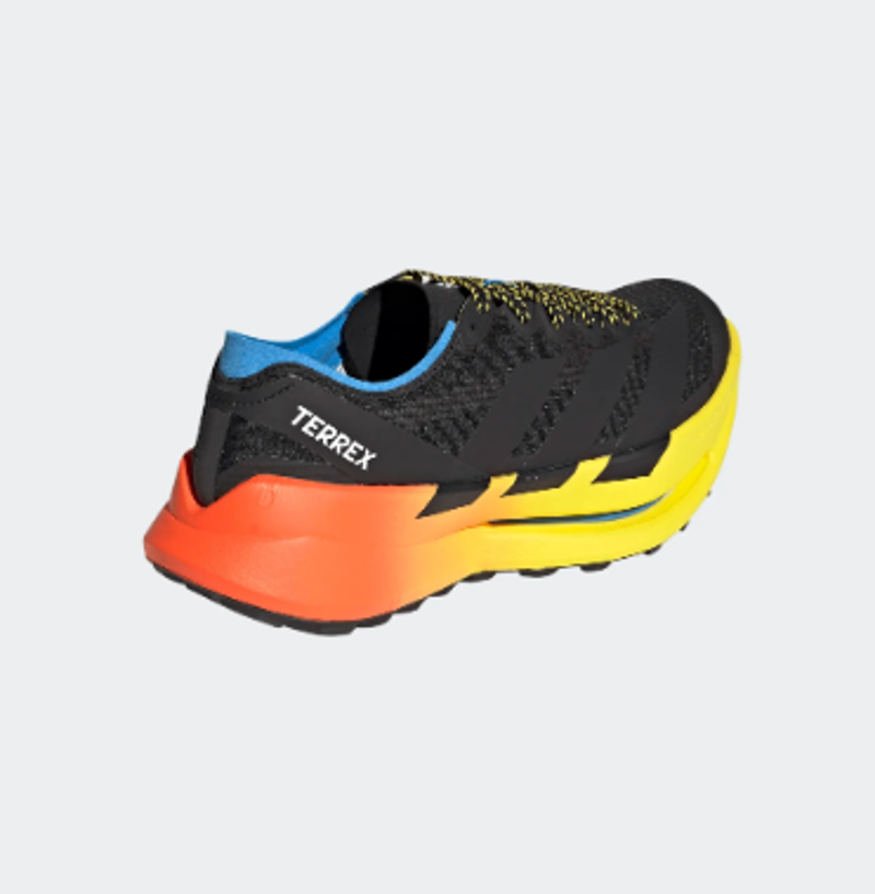 Adidas TERREX AGRAVIC SPEED ULTRA 2 Men's Trail Running Shoes - Black Lucid Ray Blue-3