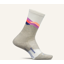 Feetures Trail Max Cushion Quarter Running Socks - Mountain High Cream