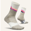 Feetures Trail Max Cushion Mini Crew Unisex Running Socks - Mountain High Cream