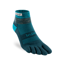 Injinji Trail Midweight Mini Crew Running Socks - Midnight
