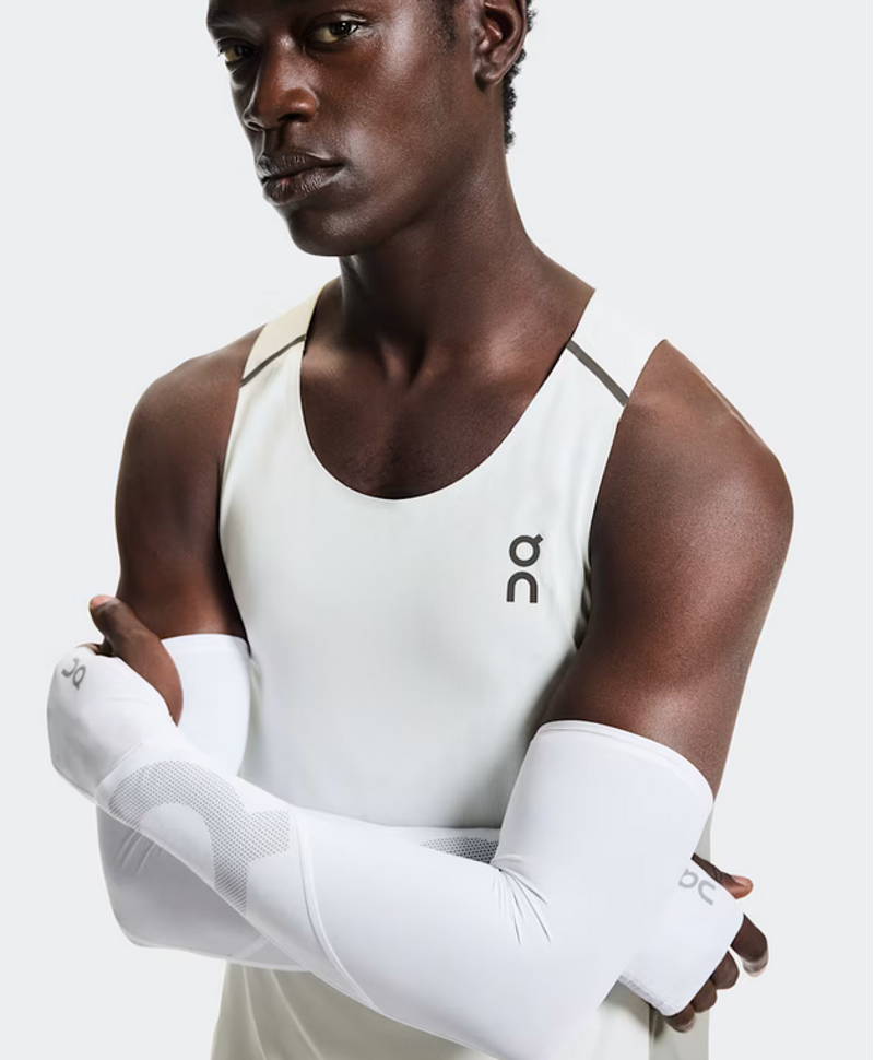 ON Running Solar Arm Sleeves - White-3