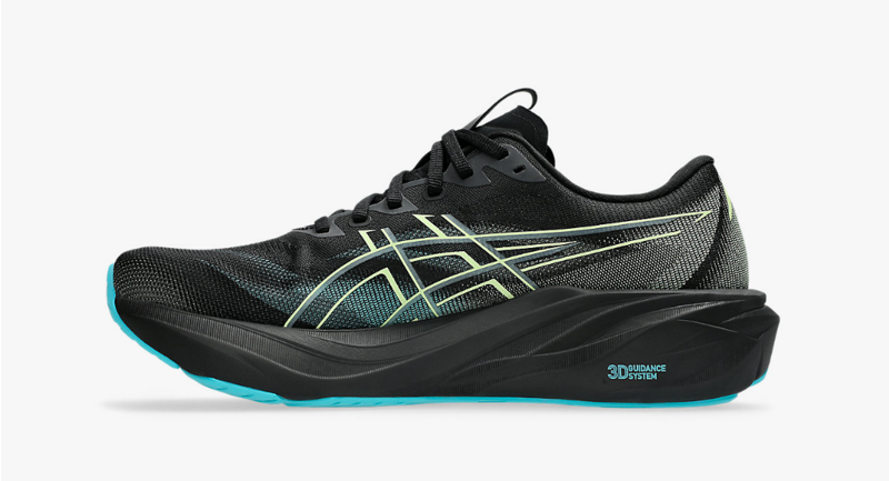 ASICS GT-2000 15 Men's Supportive Running Shoes - Black Energy Aqua-2