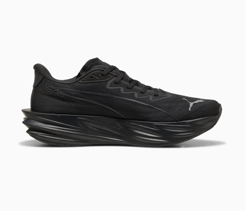 Puma Deviate Pure NITRO Men's Running Shoes - Puma Black Dark Gray Puma Silver