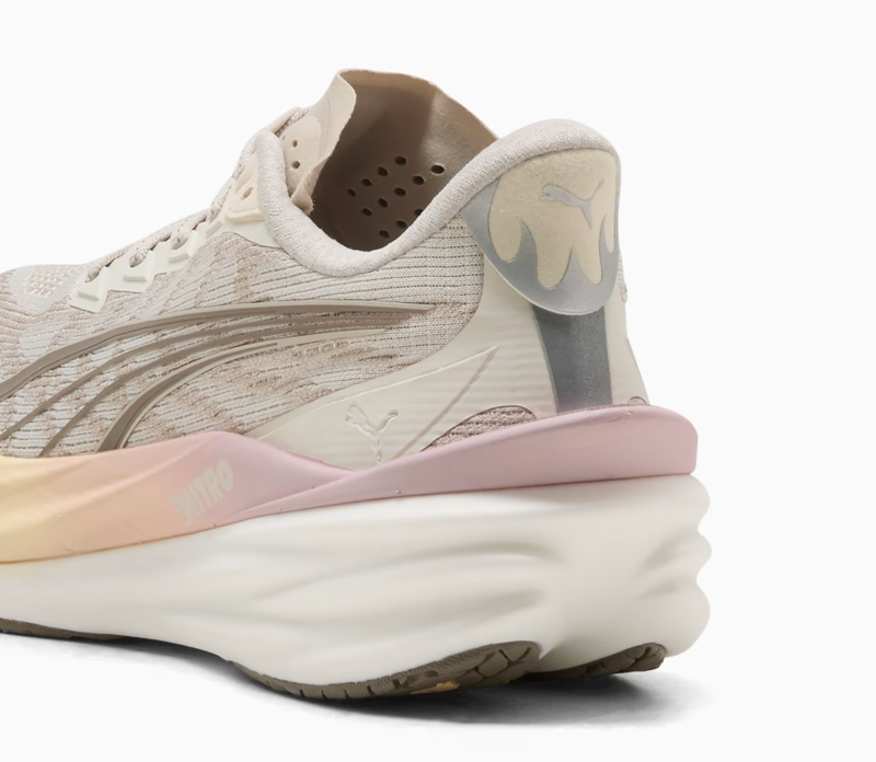 Puma Deviate NITRO 4 Women's Running Shoes - Alpine Snow Misty Pink-4