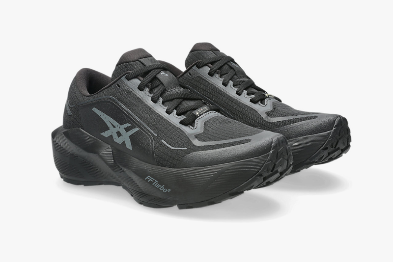 ASCIS Novablast 6 GTX Women's Running Shoes - Black Graphite Grey-1