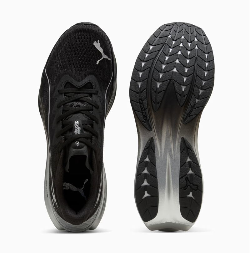 Puma Deviate Pure NITRO Men's Running Shoes - Puma Black Dark Gray Puma Silver-4