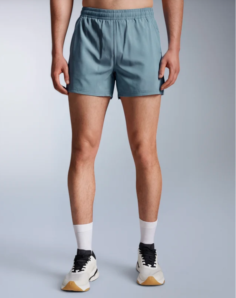 2XU Aero 5 Inch Men's Running Shorts - Blue Shade Black Reflective