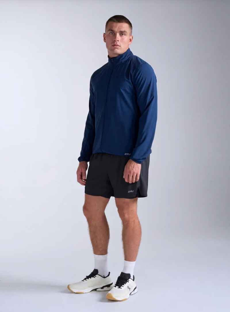 2XU Aero Jacket Men's - Midnight Silver Reflective-4