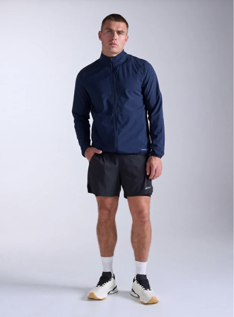 2XU Aero Jacket Men's - Midnight Silver Reflective-5