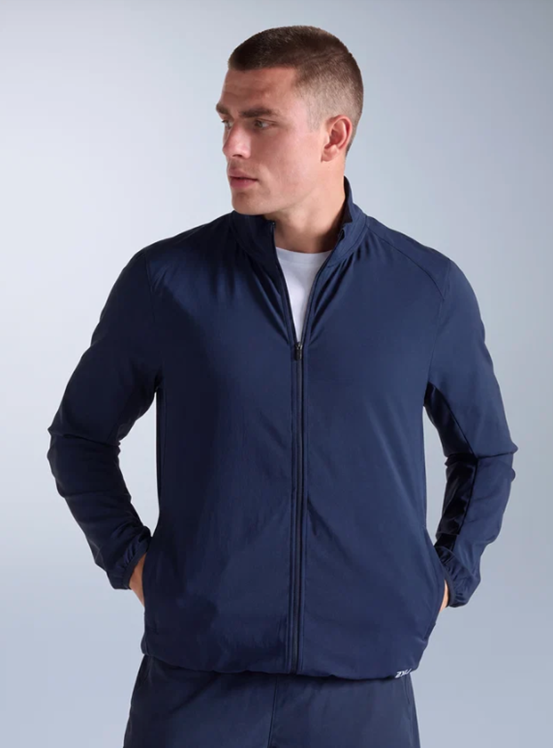 2XU Aero Jacket Men's - Midnight Silver Reflective-1