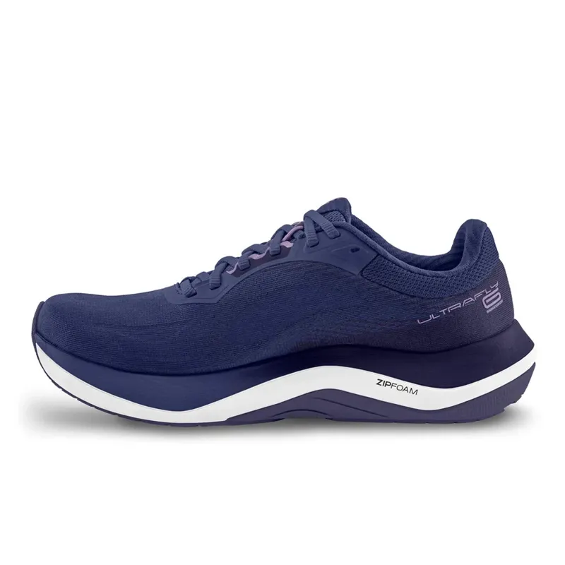 Topo Ultrafly 6 Women's Supportive Running Shoes - Purple White-2