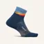 Feetures Trail Max Cushion Quarter Unisex Running Socks - Tectonic Navy