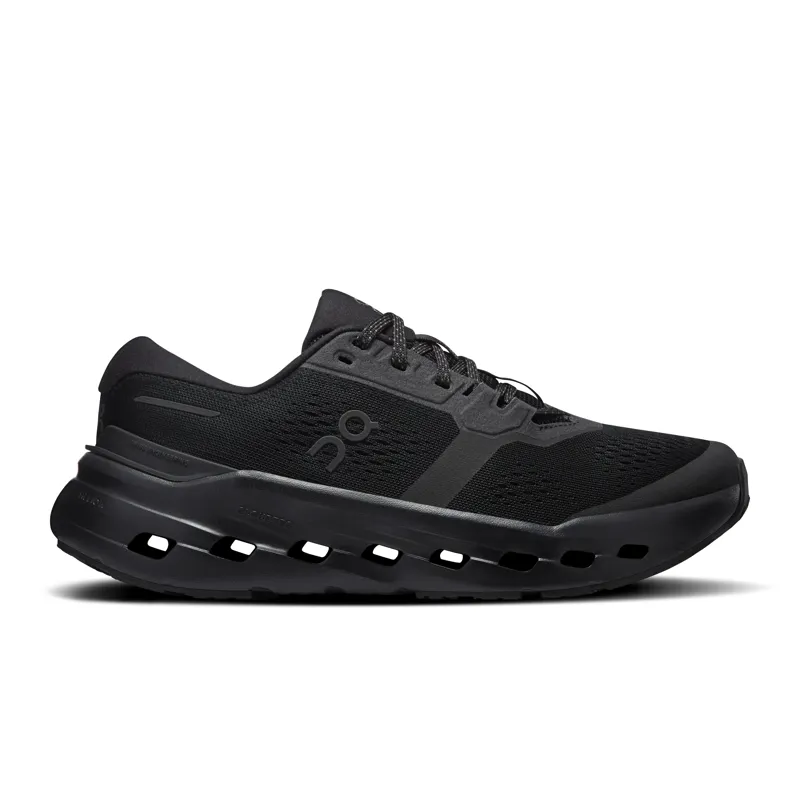 On Running Cloudrunner 3 Women's Supportive Shoes - Black Black