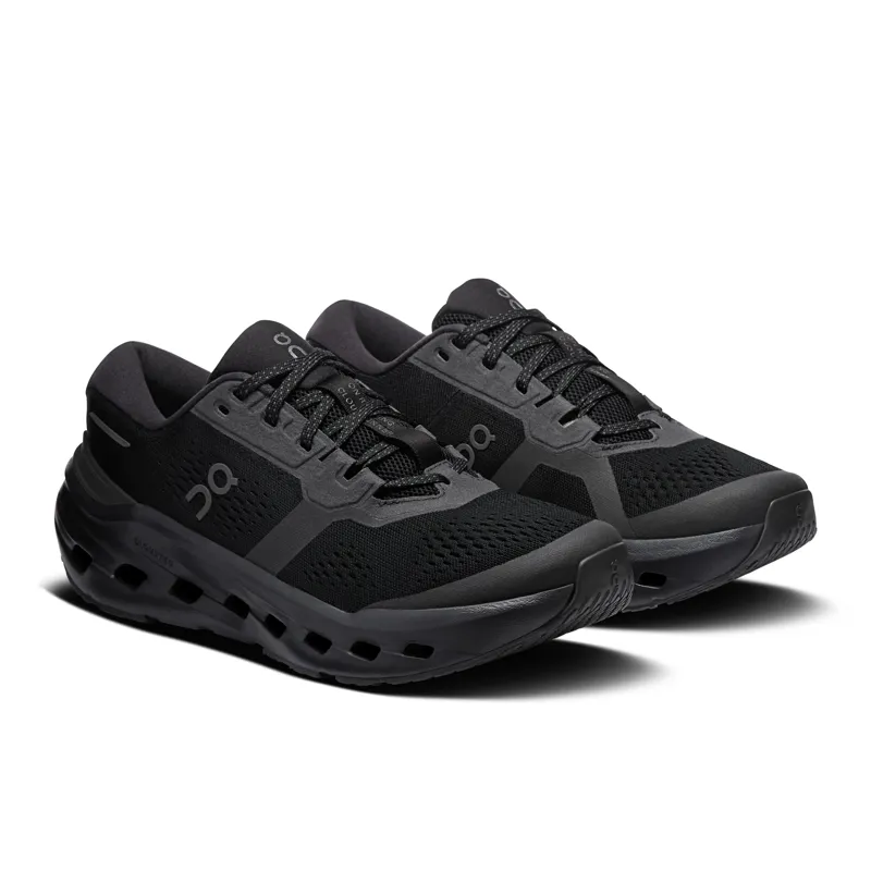 On Running Cloudrunner 3 Women's Supportive Shoes - Black Black-2