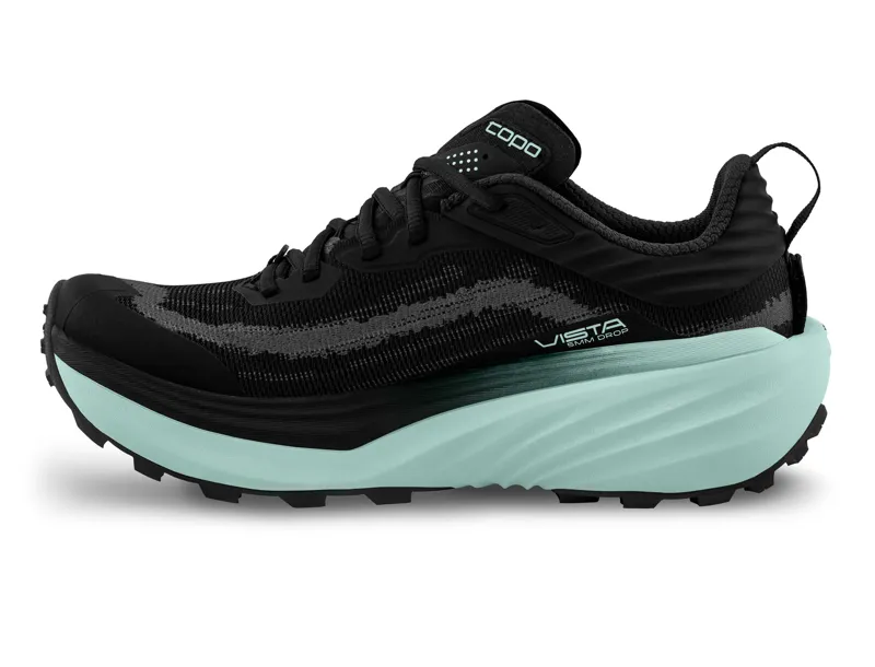 Topo Vista Women's Trail Running Shoes - Black Mint-2