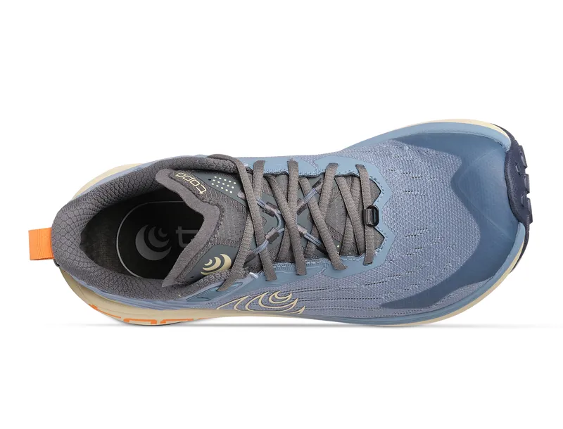 Topo Vista Women's Trail Running Shoes - Blue Tan-4