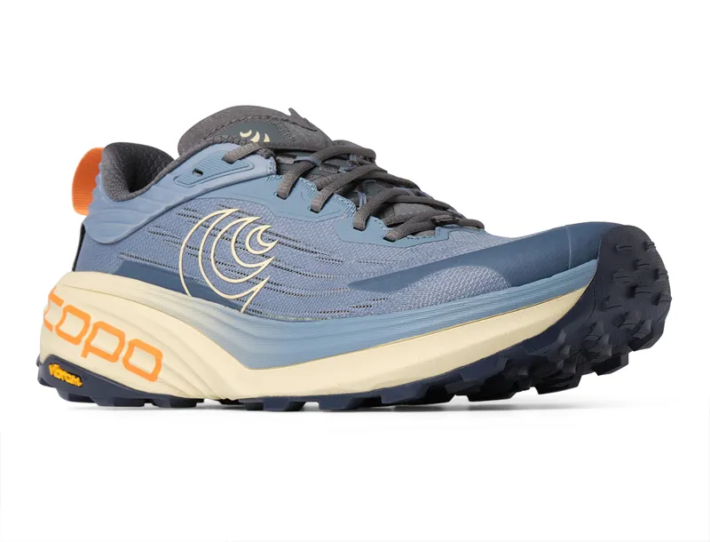 Topo Vista Women's Trail Running Shoes - Blue Tan-1