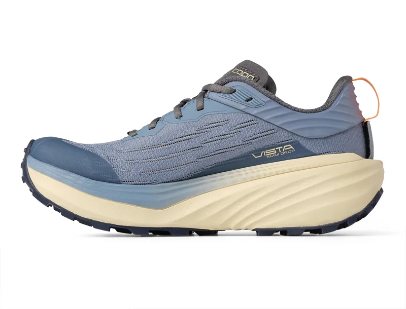 Topo Vista Women's Trail Running Shoes - Blue Tan-2
