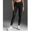 2XU Women's Light Speed Mid-Rise Compression Tight Black Gold Reflective