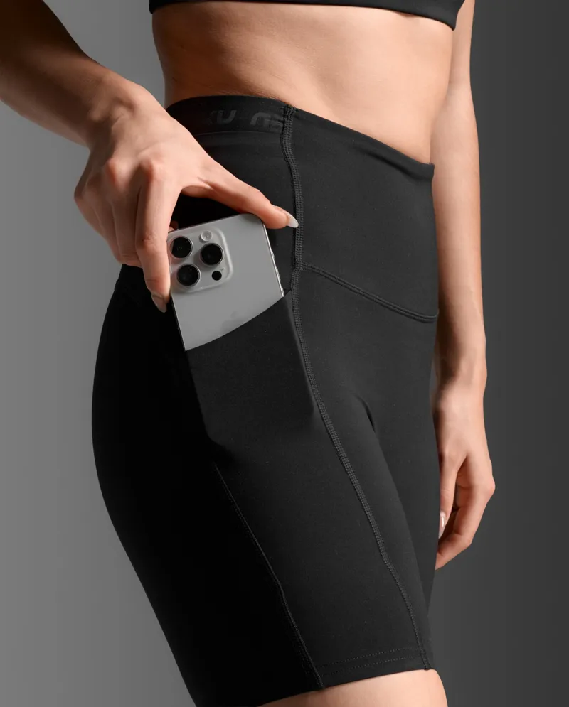 2XU Form Stash Hi-Rise Comp Women's 6inch Shorts Black-4