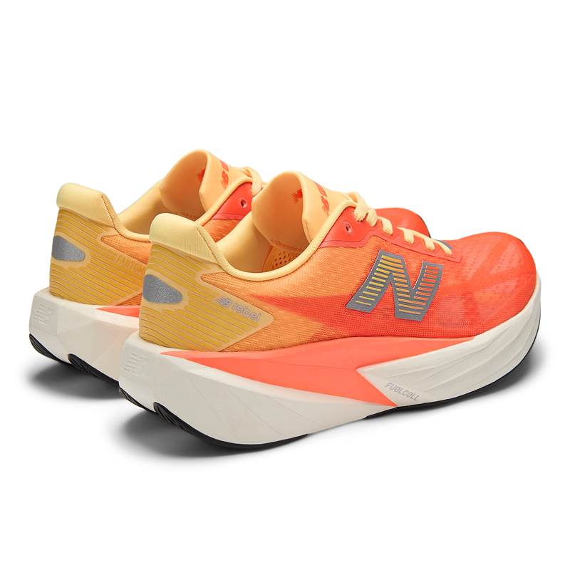 New Balance Fuelcell Rebel V5 Women's Running Shoes - Tangerine Heat-4