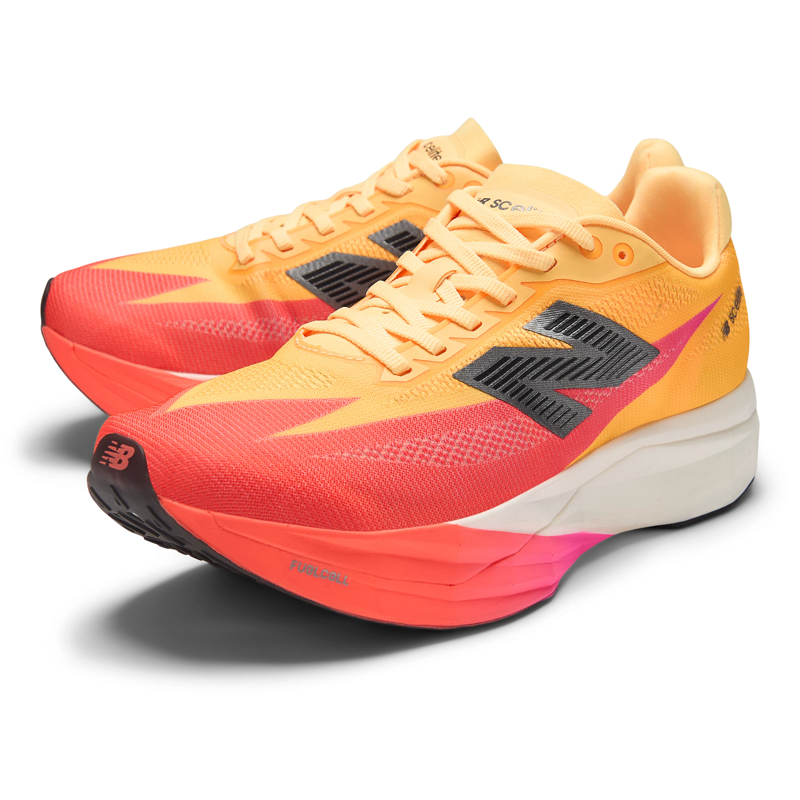 New Balance Fuelcell Supercomp Elite V5 Women's Running Shoes - Tangerine Heat-8