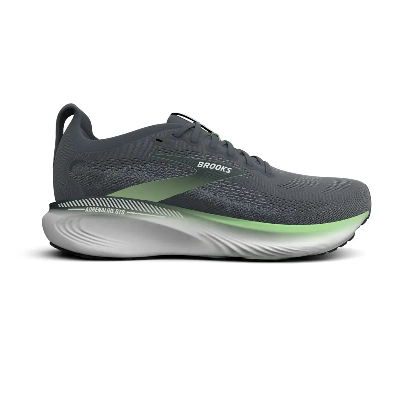 Brooks Adrenaline GTS 25 Men's Running Shoes - Grey Paradise Green Spruce