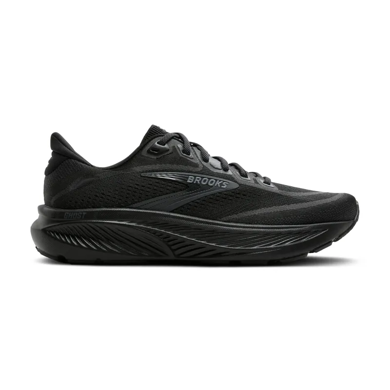 Brooks Ghost 18 X-WIDE 4E Men's Running Shoes - Black Black Ebony