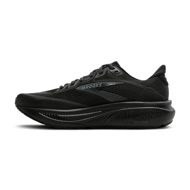 Brooks Ghost 18 WIDE 2E Men's Running Shoes - Black Black Ebony-2