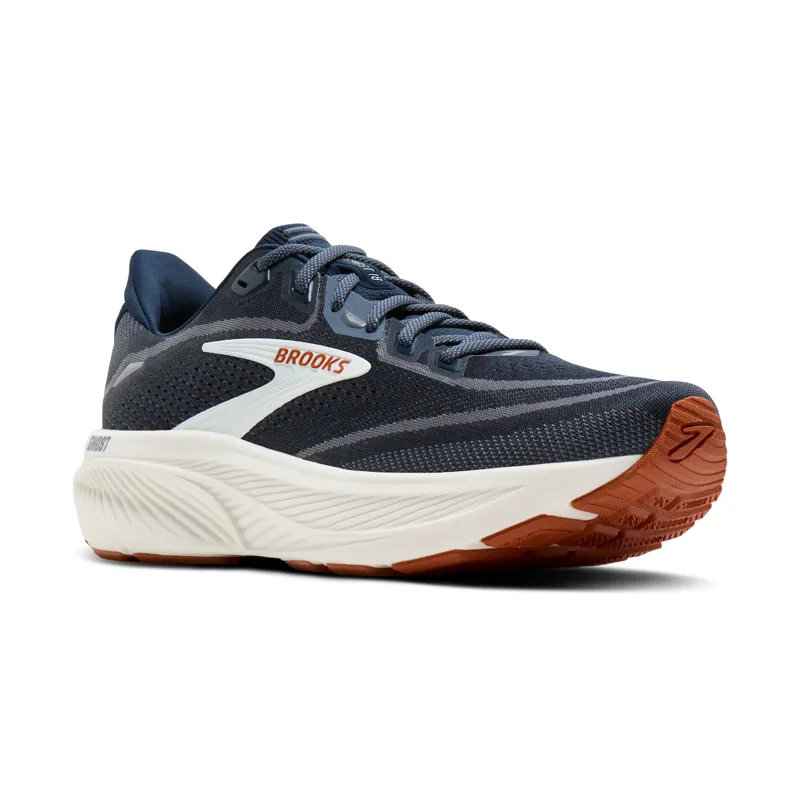 Brooks Ghost 18 Men's Running Shoes - Navy Blazer Red Earth Blue-1