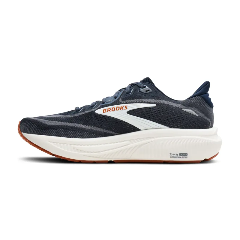 Brooks Ghost 18 Men's Running Shoes - Navy Blazer Red Earth Blue-2
